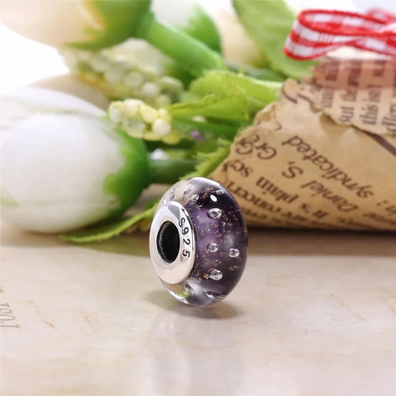 (kép) PANDORA ezüst charm, Pezsgés - Megtekintés 3