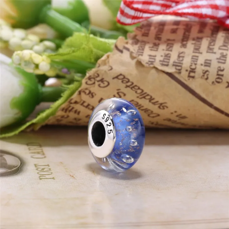 (kép) PANDORA ezüst charm, Pezsgés - Megtekintés 4