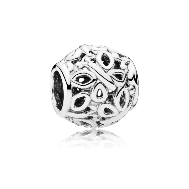(kép) PANDORA ezüst charm, Pillangókert
