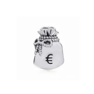 (kép) PANDORA ezüst charm, Pénzes zsákok