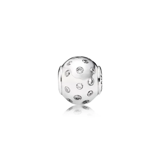 (kép) PANDORA ezüst charm, öröm