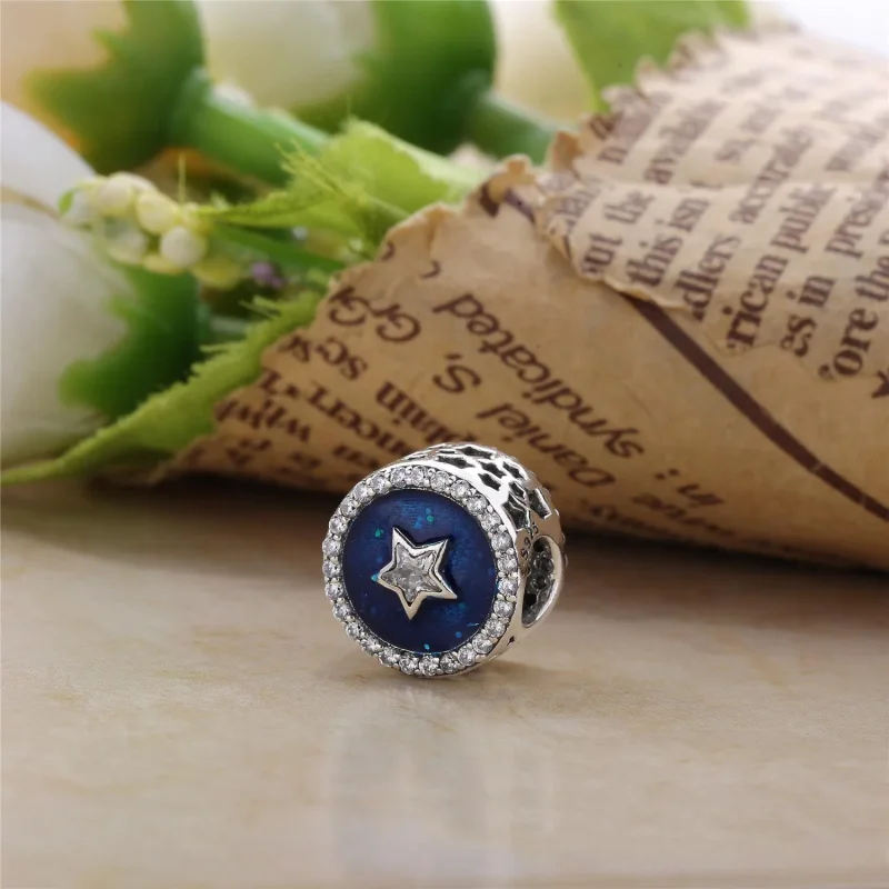 (kép) PANDORA ezüst charm, Sugárzó csillag - Megtekintés 3