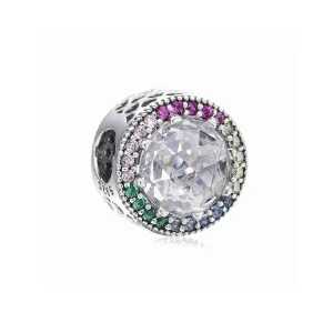 (kép) PANDORA ezüst charm, Sugárzó szív PX00340-1