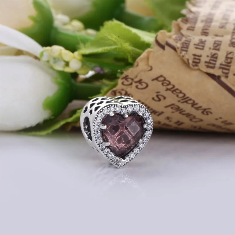 (kép) PANDORA ezüst charm, Sugárzó szív - Megtekintés 4