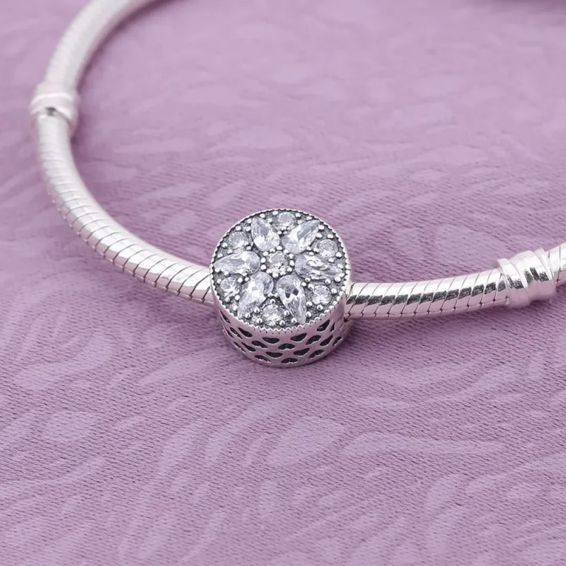(kép) PANDORA ezüst charm, Sugárzó virágzás 791762CZ - Megtekintés 2