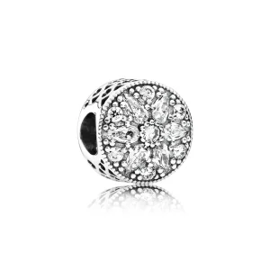 (kép) PANDORA ezüst charm, Sugárzó virágzás 791762CZ