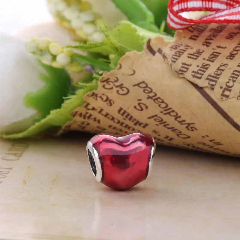 (kép) PANDORA ezüst charm, Szívverés - Megtekintés 4
