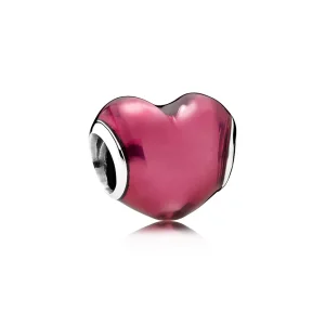 (kép) PANDORA ezüst charm, Szívverés