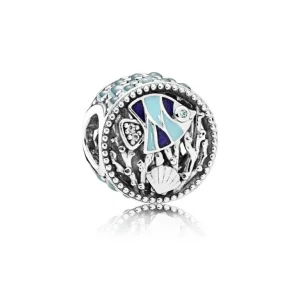 (kép) PANDORA ezüst charm, Tengeri élet