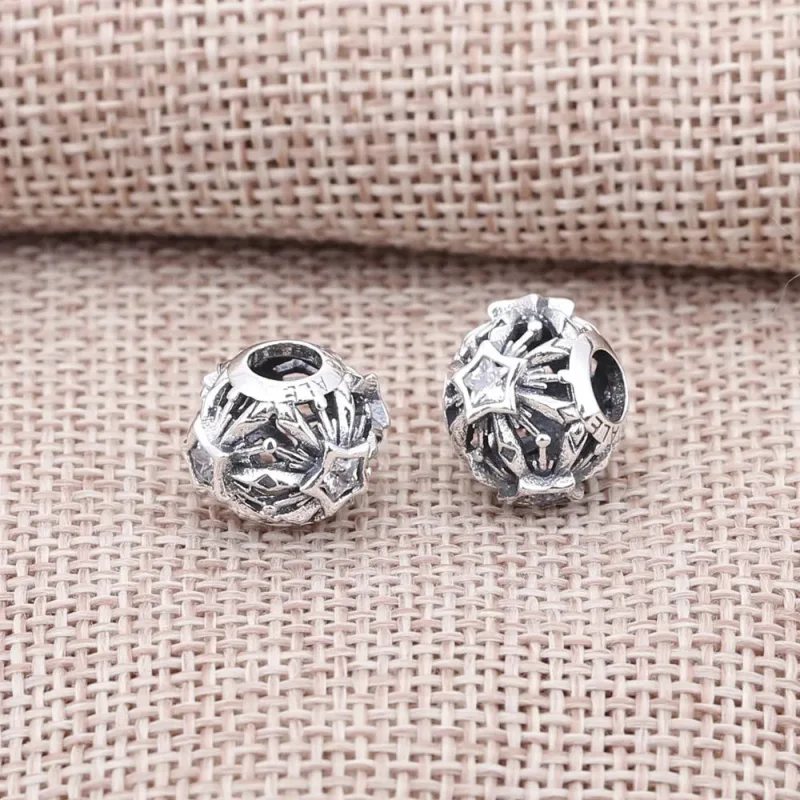 (kép) PANDORA ezüst charm, Áttört fagyasztott hópehely - Megtekintés 3