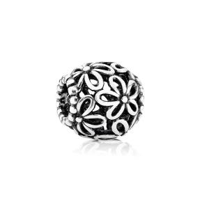 (kép) PANDORA ezüst charm, Vadvirág séta
