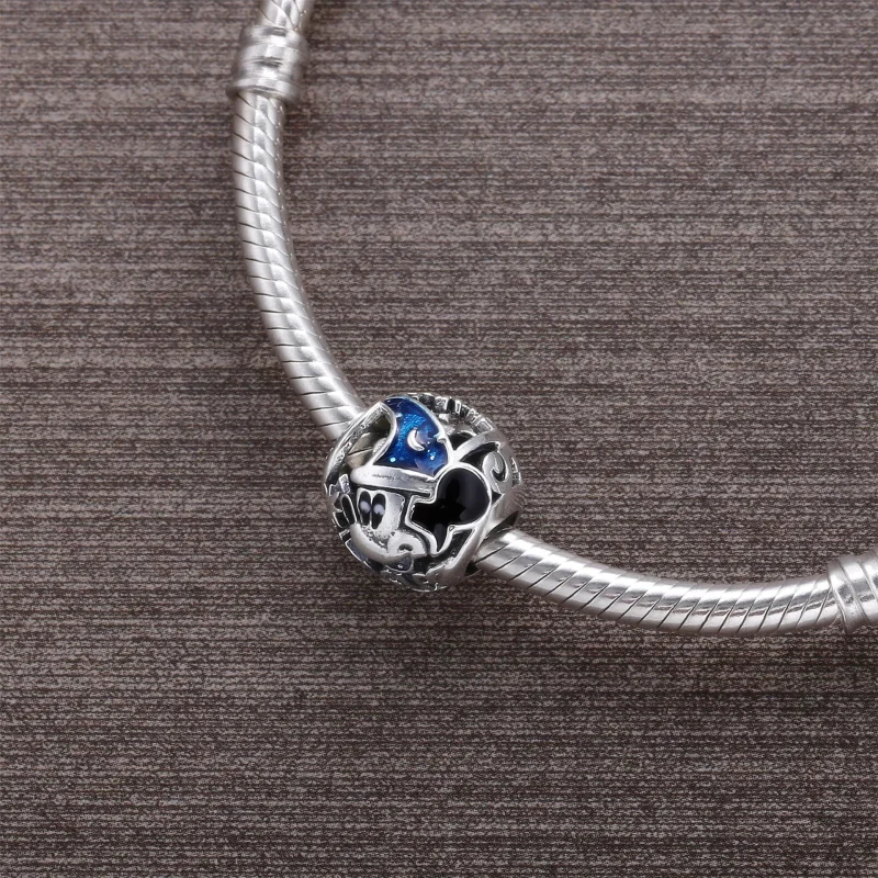 (kép) PANDORA ezüst charm, Varázsló Mickey Fantasia 75. évfordulója - Megtekintés 4