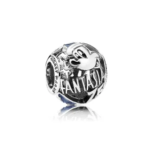 (kép) PANDORA ezüst charm, Varázsló Mickey Fantasia 75. évfordulója