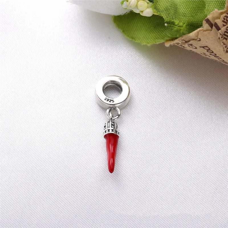 (kép) PANDORA ezüst függő charm, Cornicello - Megtekintés 2