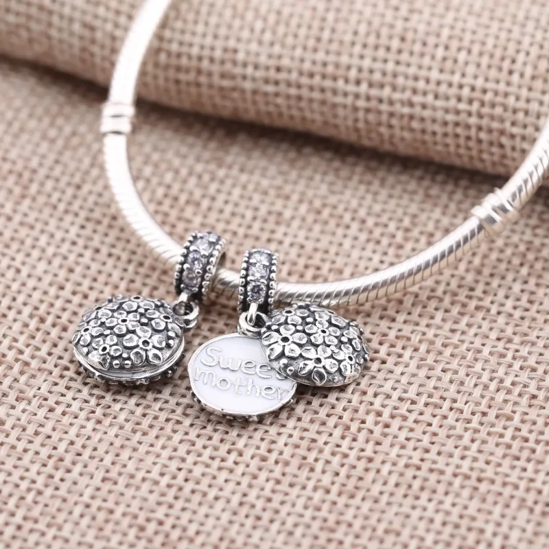 (kép) PANDORA ezüst függő charm, Édes Anya - Megtekintés 4