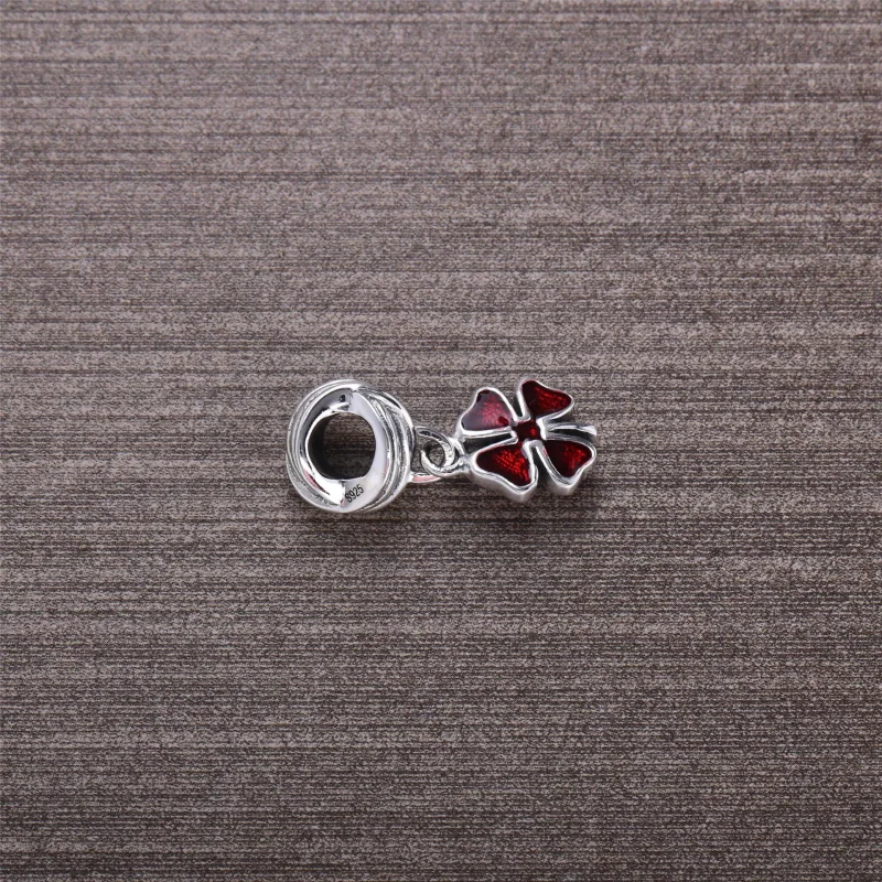 (kép) PANDORA ezüst függő charm, Lóhere - PJ00148-1G - Megtekintés 3