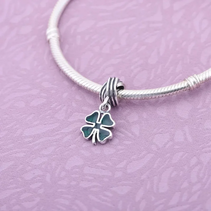 (kép) PANDORA ezüst függő charm, Lóhere - PJ0062-1H - Megtekintés 2