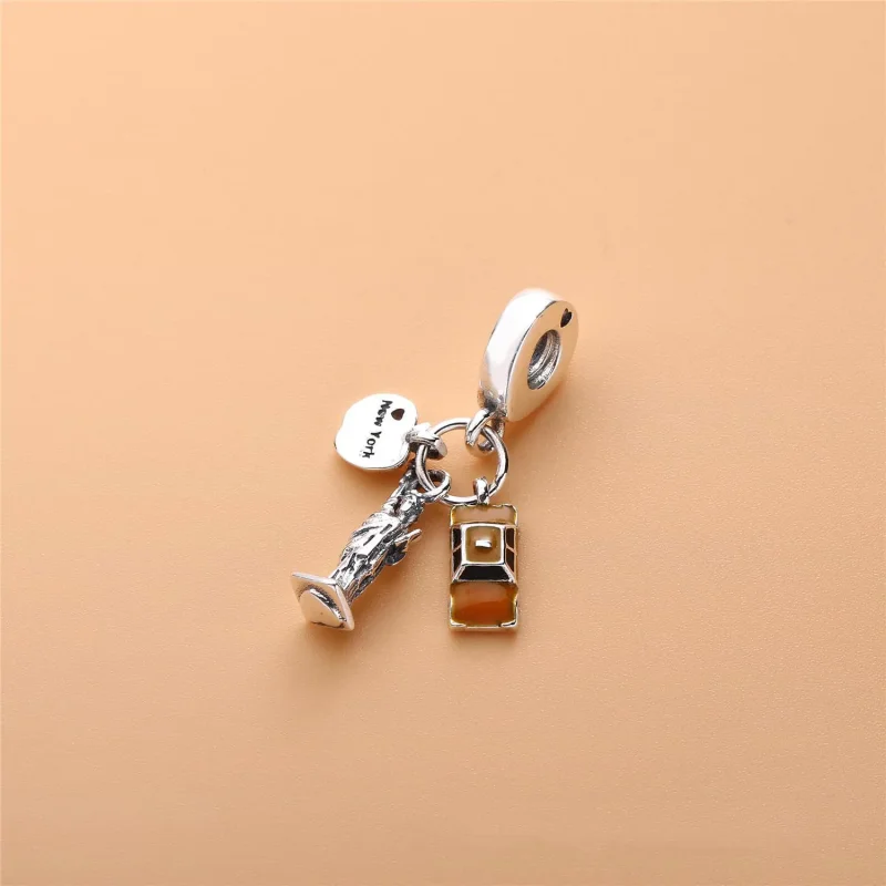 (kép) PANDORA ezüst függő charm, New York kiemelt eseményei - Megtekintés 3