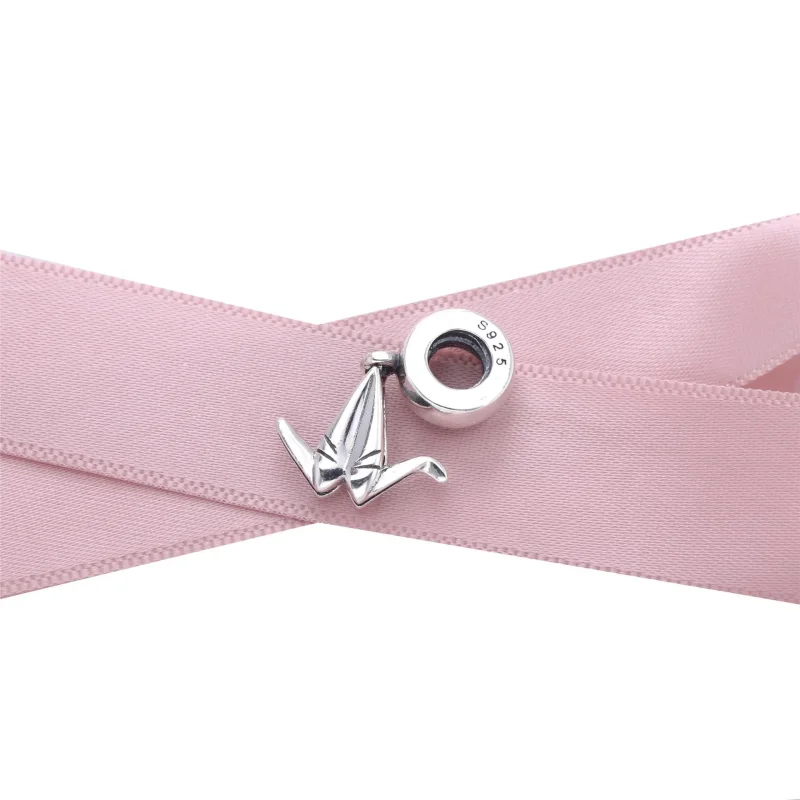 (kép) PANDORA ezüst függő charm, Origami daru - Megtekintés 2