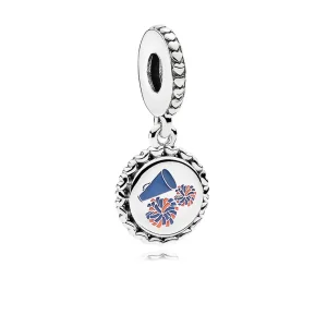 (kép) PANDORA ezüst függő charm, Pompomlány