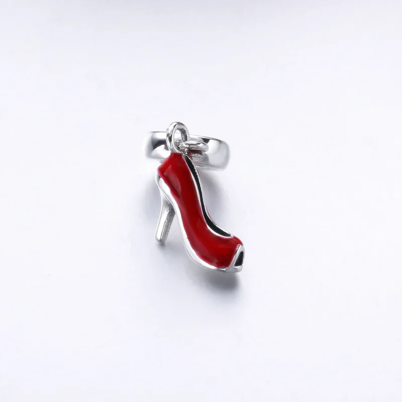 (kép) PANDORA ezüst függő charm, Red Stiletto - Megtekintés 3