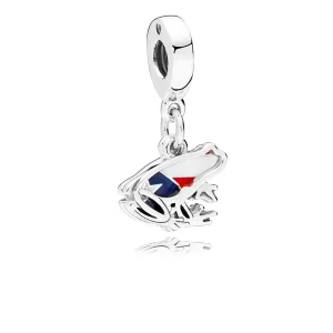 (kép) PANDORA ezüst függő charm, Szerelem Puerto Ricót