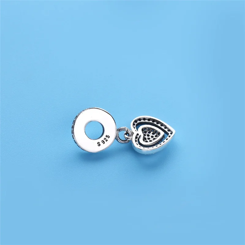 (kép) PANDORA ezüst függő charm, Szív - mh2Atq3F - Megtekintés 3