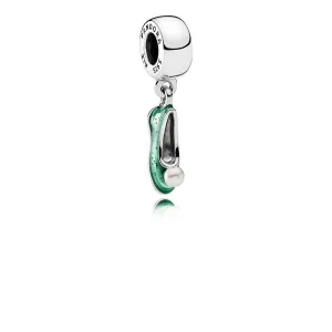 (kép) PANDORA ezüst függő charm, Tinker Bell's Shoe