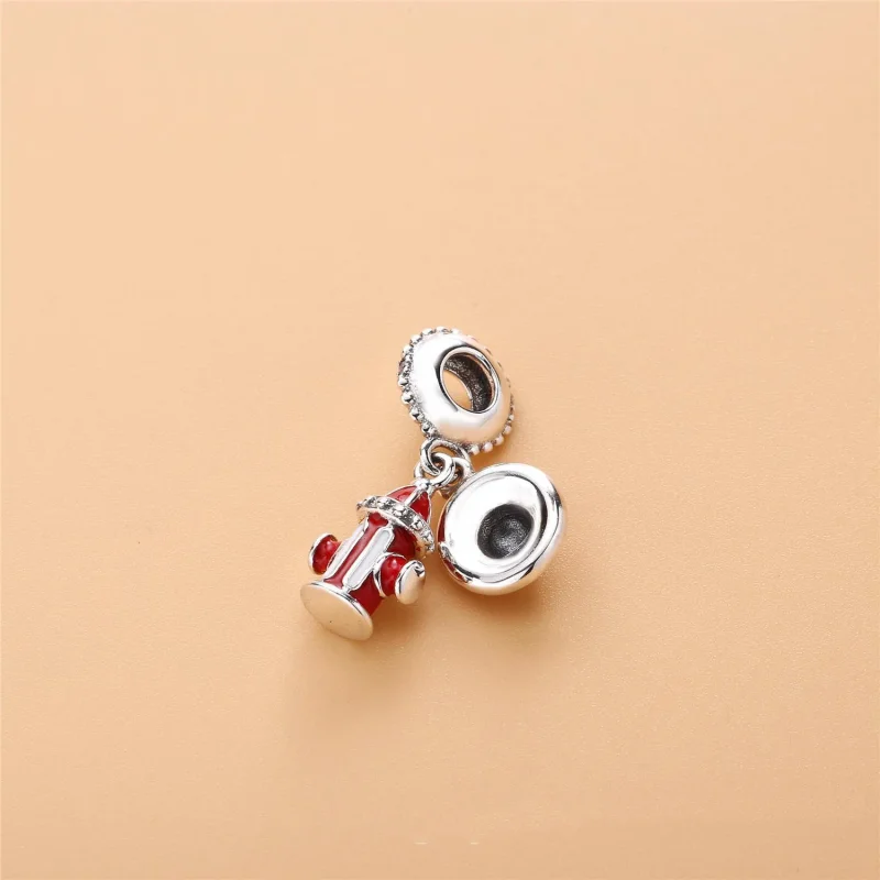 (kép) PANDORA ezüst függő charm, Tűzoltó Essentials - Megtekintés 3