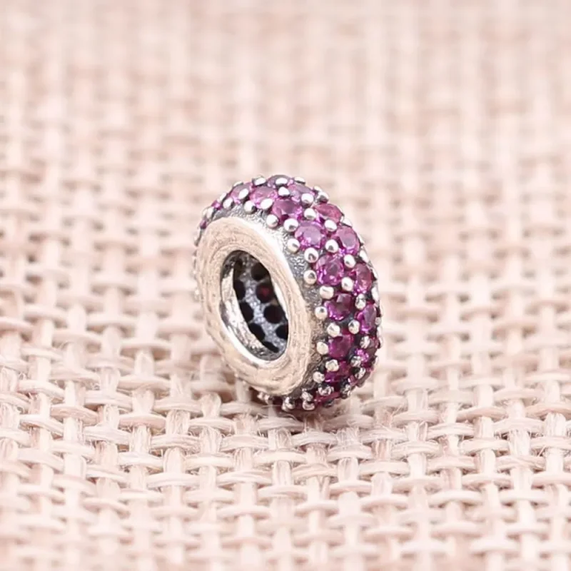 (kép) PANDORA ezüst spacer, Fancy Purple Pavé inspiráció - Megtekintés 2