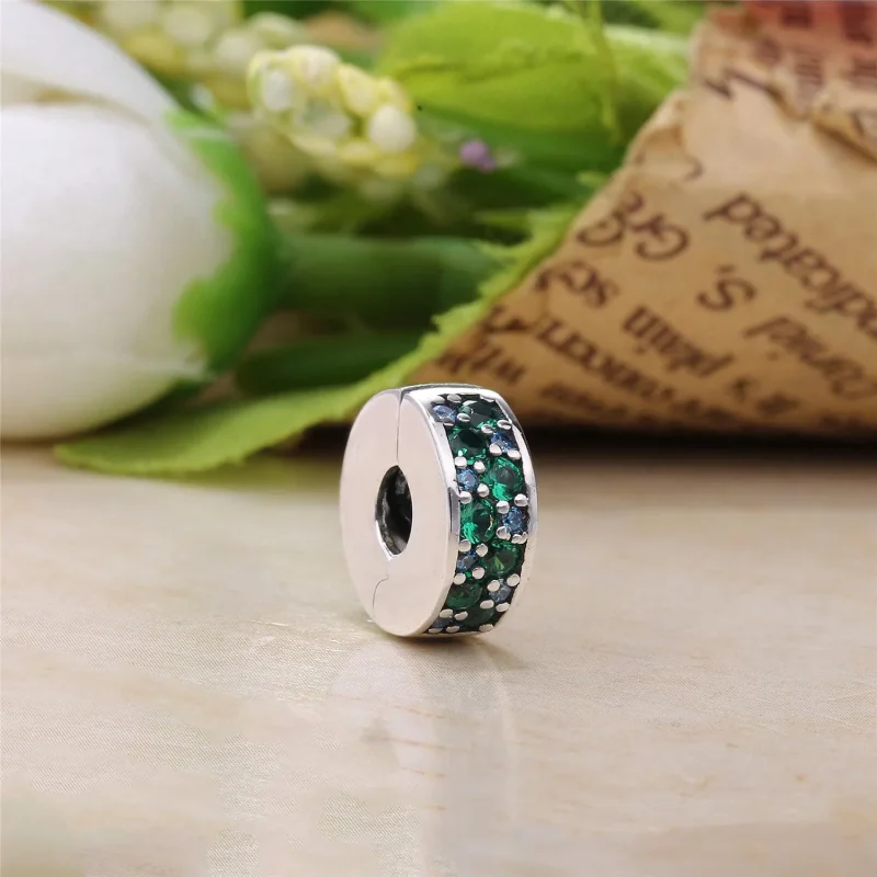(kép) PANDORA ezüst spacer, Mozaik ragyogó elegancia - 791817MCZMX - Megtekintés 2