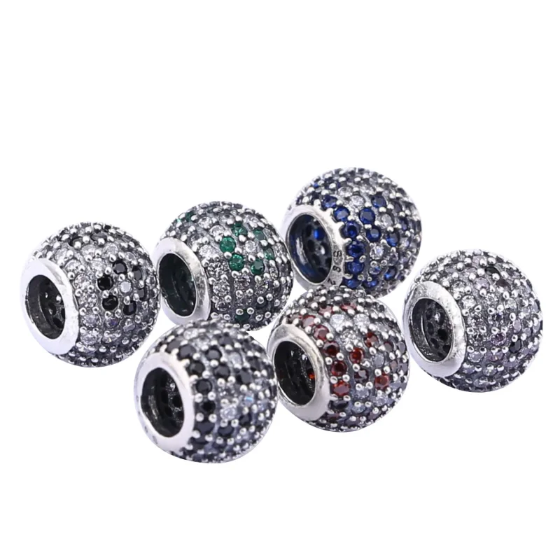 (kép) PANDORA Fekete cseresznyevirág pavé charm - 791170NCK - Megtekintés 3
