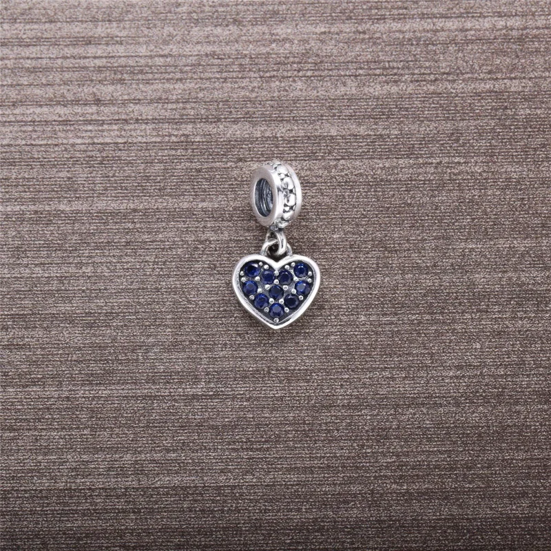 (kép) PANDORA Függő fekete pavé szív charm - 791023NCK - Megtekintés 2