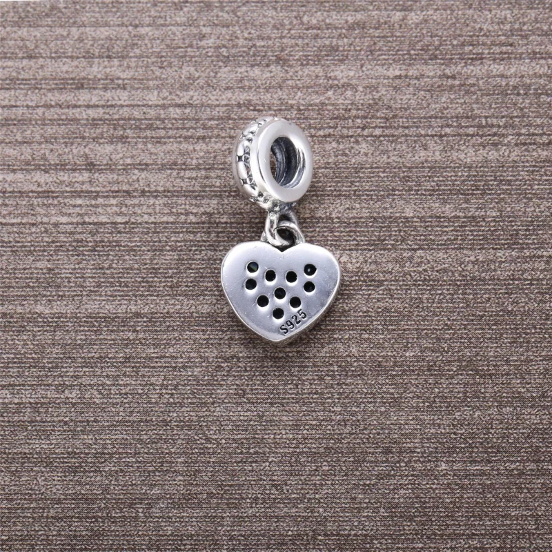 (kép) PANDORA Függő fekete pavé szív charm - 791023NCK - Megtekintés 4
