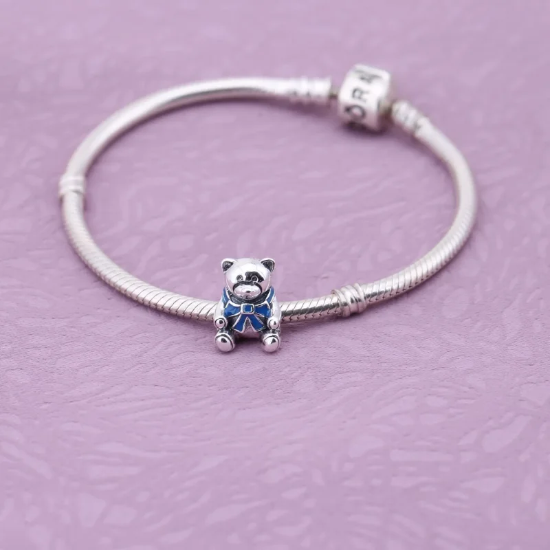 (kép) PANDORA Fiúmaci charm - 791124EN41 - Megtekintés 2