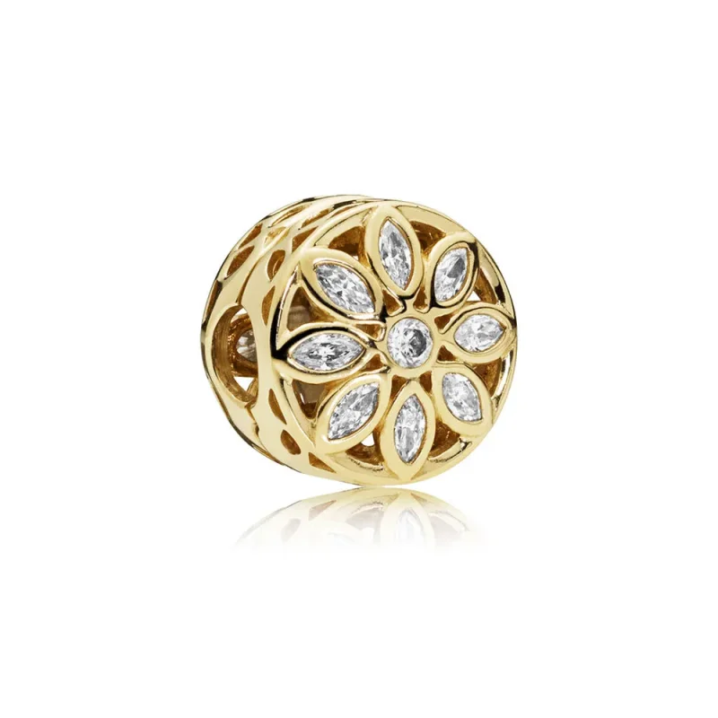 (kép) PANDORA fényűző virág charm - 757639CZ