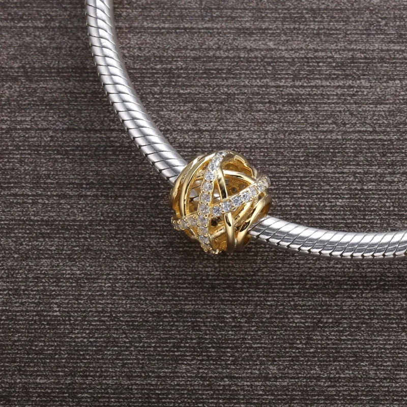 (kép) PANDORA Galaxis áttört mintás charm cirkóniával - 750827CZ - Megtekintés 2