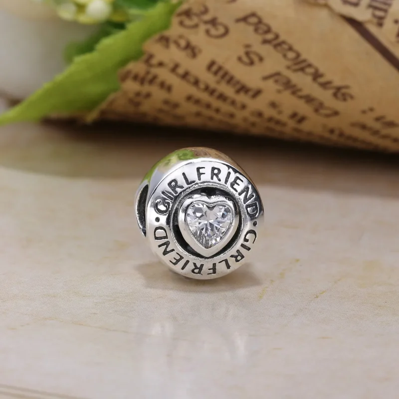 (kép) PANDORA Girlfriend charm - 792145CZ - Megtekintés 2