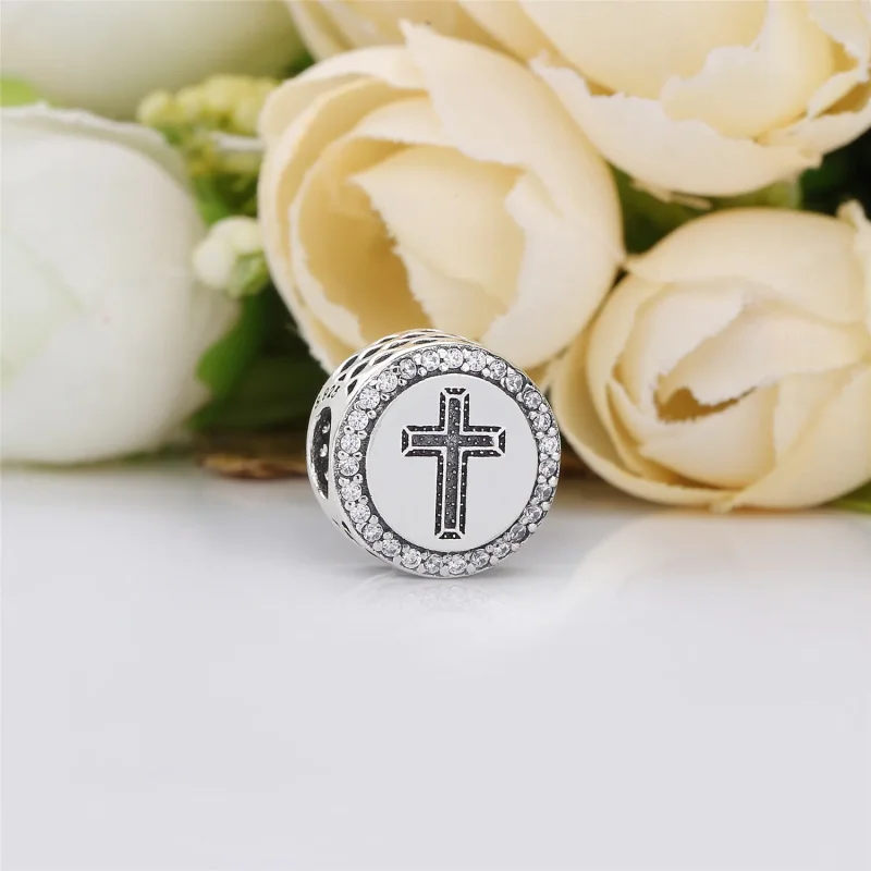 (kép) PANDORA hit keresztje charm - ENG792016CZ_2 - Megtekintés 2