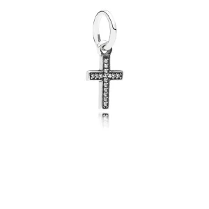 (kép) PANDORA Hitet szimbóluma függő charm - 791310CZ