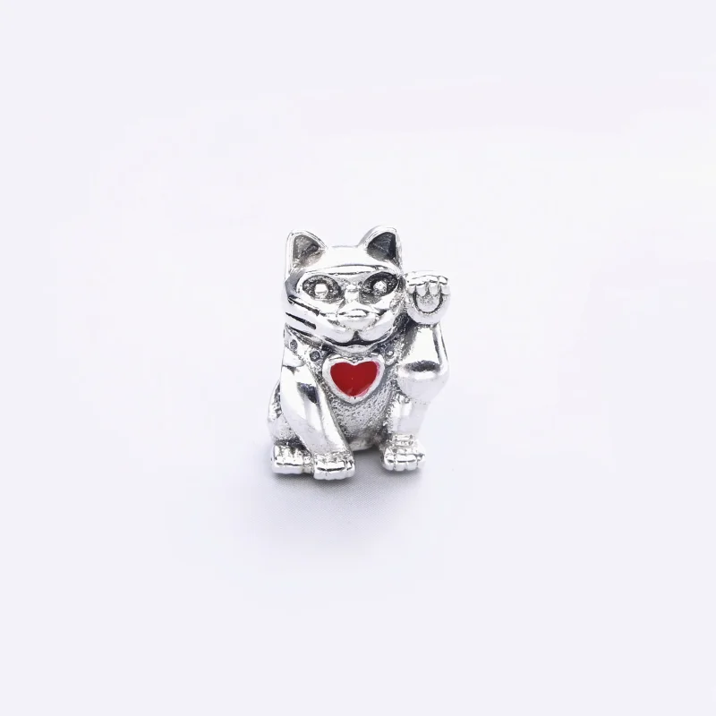 (kép) PANDORA Integető macska charm - 790989EN05 - Megtekintés 3