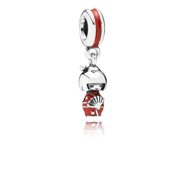 (kép) PANDORA Japán baba függő charm - 791368EN09