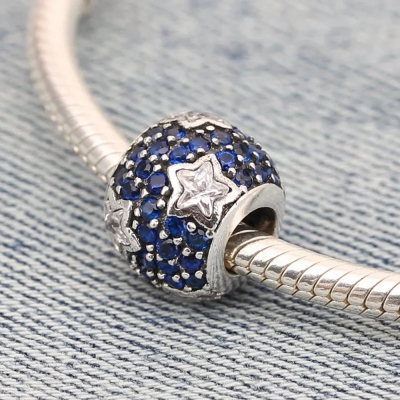 (kép) PANDORA Éjkék csillag charm - 791382CZ - Megtekintés 2