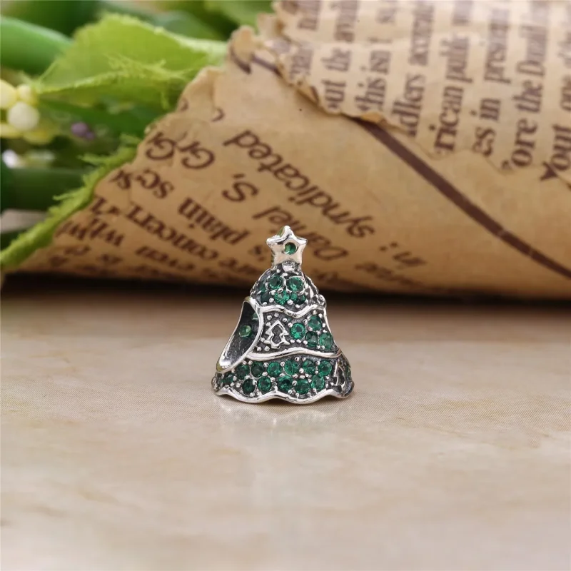 (kép) PANDORA Karácsonyfa ezüstcharm áttetsző cirkóniával - 791765CZ - Megtekintés 2