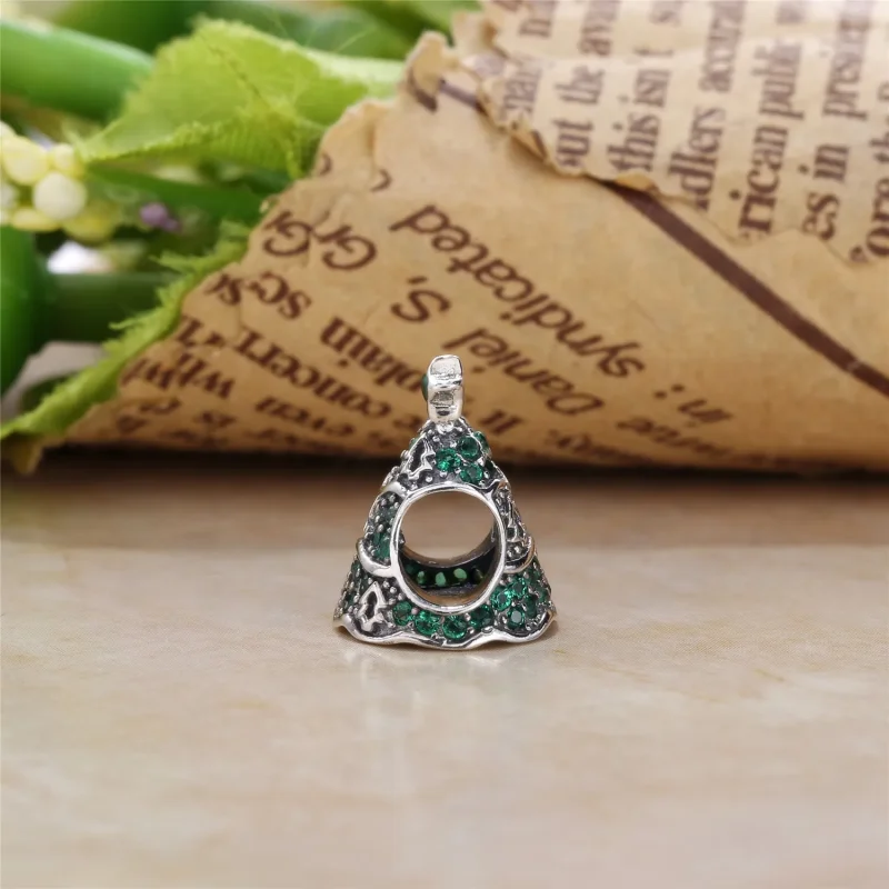 (kép) PANDORA Karácsonyfa ezüstcharm áttetsző cirkóniával - 791765CZ - Megtekintés 4