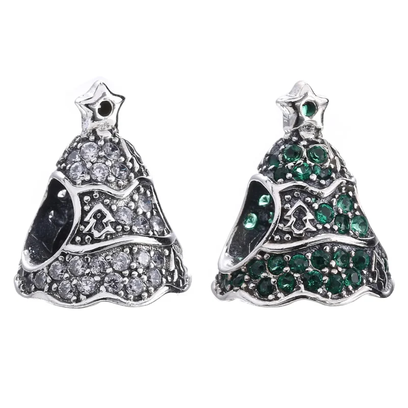 (kép) PANDORA Karácsonyfa ezüstcharm áttetsző cirkóniával - 791765CZ - Megtekintés 5