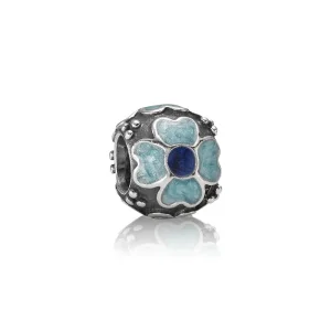 (kép) PANDORA Kék százszorszép charm - 790433EB