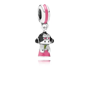 (kép) PANDORA Koreai baba függő charm - 791387ENMX