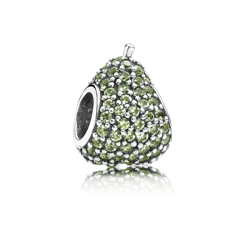 (kép) PANDORA Körte pavé charm - 791486NLG