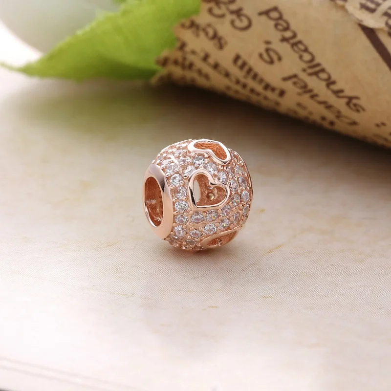 (kép) PANDORA Kusza szívek / FÉM - 781426CZ - Megtekintés 2